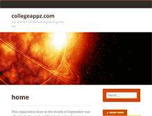 Tablet Screenshot of collegeappz.com